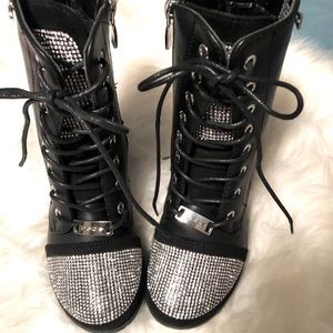 Girls Bebe Combat Boots